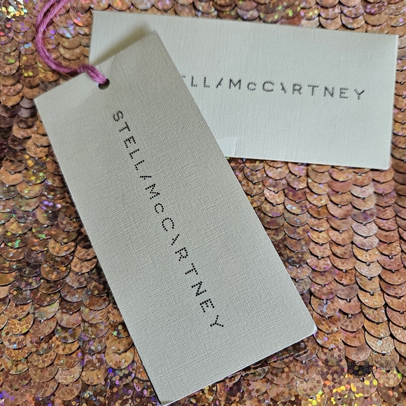 💖 Stella McCartney Rose Gold Sequin Skirt - Picture 6 of 10